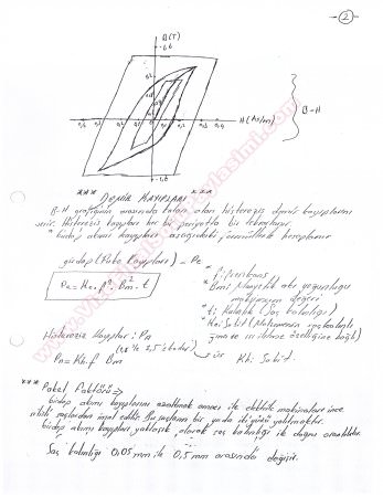 Elektromekanik Enerji Dönüşümleri Ders Notları