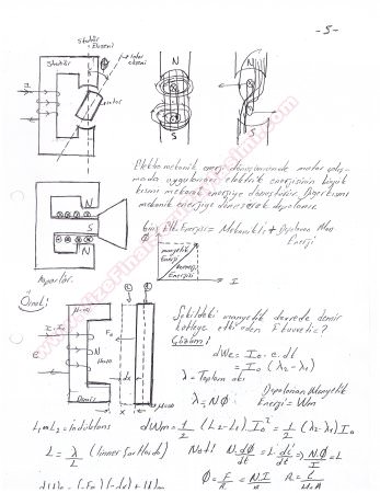 Elektromekanik Enerji Dönüşümleri Ders Notları