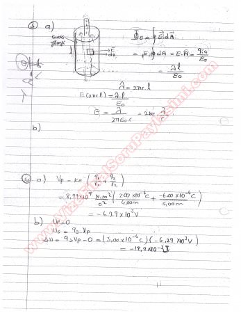 Genel Fizik 2 Mazeret Sınav Soruları 2011