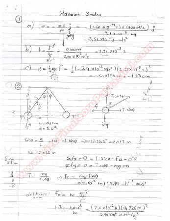Genel Fizik 2 Mazeret Sınav Soruları 2011