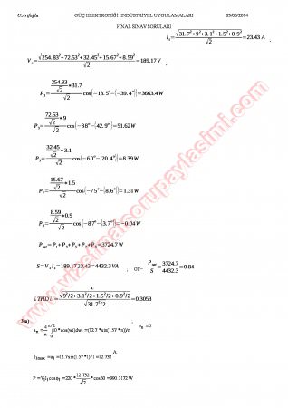 Güç Elektroniği Endüstriyel Uygulamaları Final Soruları Ve Cevapları-2014