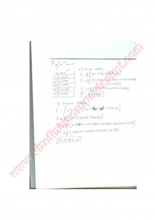 Kimyacılar İçin Matematik Final Soruları Ve Cevapları