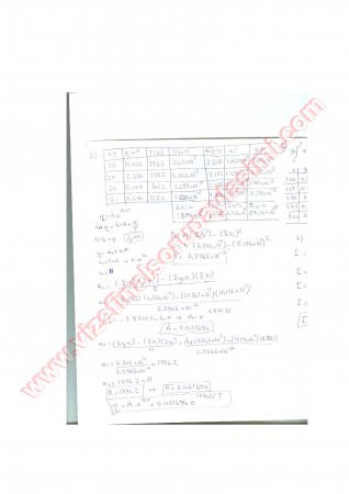 Kimyacılar İçin Matematik Final Soruları Ve Cevapları