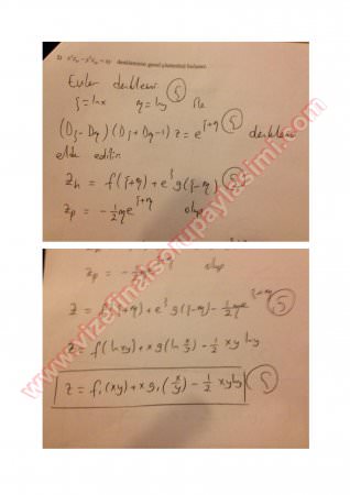Kısmi Türevli Dif. Denklemler Final Soruları Ve Cevapları