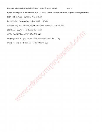 Termodinamik-2 Final Soruları Ve Cevapları-2014