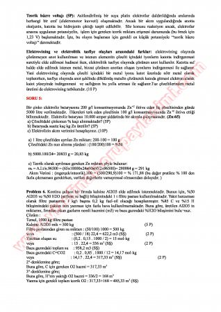 Ekstraktif Metalurji Prensibleri Vize Soruları Ve Cevapları-2013