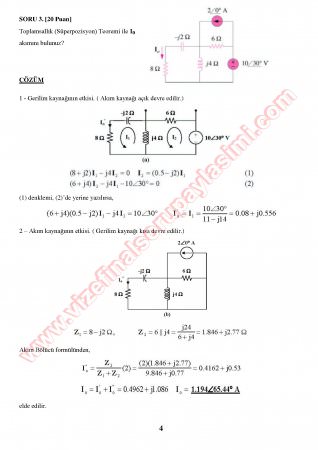 Elektrik Devreleri-2 Vize Soruları Ve Cevapları-2013