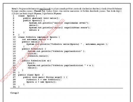 Algoritma ve Programlama -2 Vize Soruları