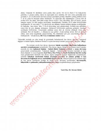 Hukuk Felsefesi Ve Sosyolojisi Final Soruları Ve Cevapları