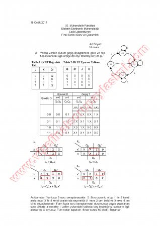 Lojik Laboratuvarı Final Soruları Ve Cevapları 