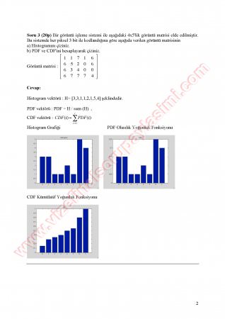 Sayısal İmge İşleme Vize Soruları Ve Cevapları