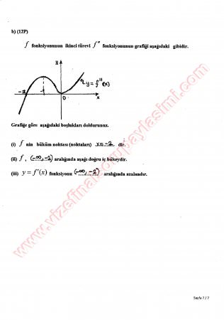 Matematik-1 Bütünleme Soruları Ve Cevapları