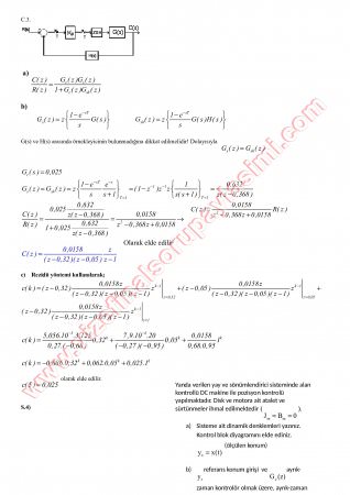 Otomatik Kontrol Final Soruları Ve Cevapları-2014
