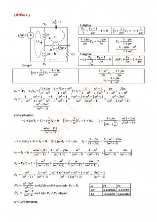 Elektrik Devreleri-1 Vize Soruları Ve Cevapları 