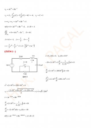 Elektrik Devreleri-1 Final Soruları Ve Cevapları