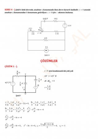 Elektrik Devreleri-1 Final Soruları Ve Cevapları
