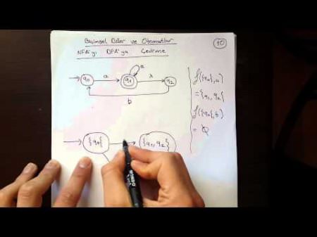 NFA'yı DFA'ya Çevirme - (Ders-6)