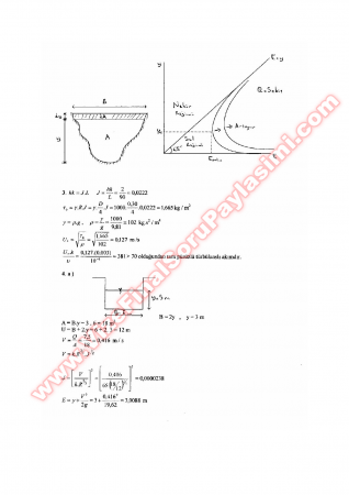 Hidrolik Final Soruları - 2005