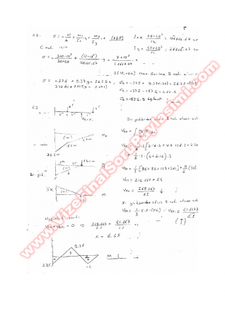 Mukavemet -2 Final Soruları -2005