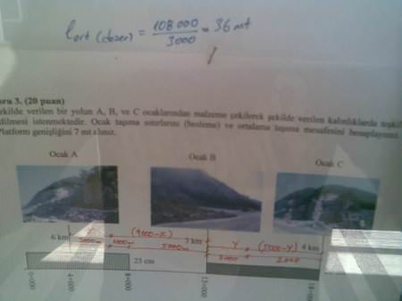 Ulaşım -2 Dersi Sınav Soruları