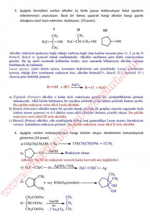 Organik Kimya Lab-1 Final Soruları ve Çözümleri
