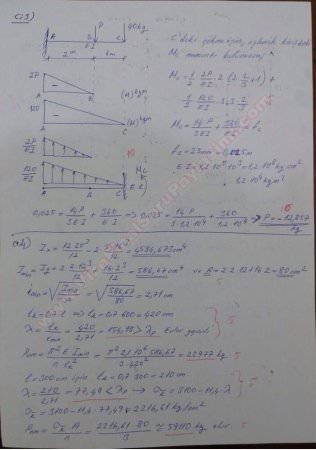Mukavemet -2 Final Soruları ve Cevapları -2015