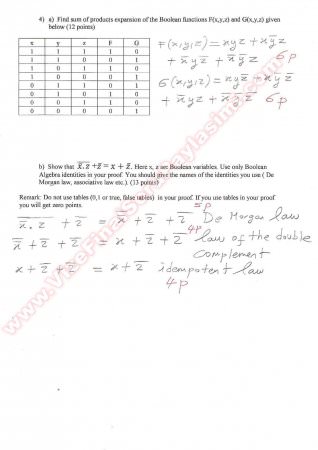 Discrete Mathematics Midterm Questions