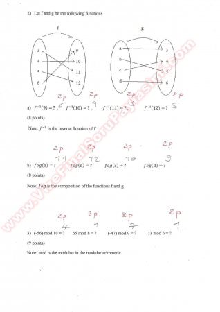 Discrete Mathematics Midterm Questions