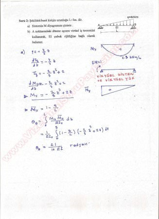 Mukavemet 2 Final Soruları Ve Çözümleri
