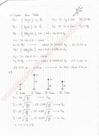 Betonarme 2 Bütünleme Soruları