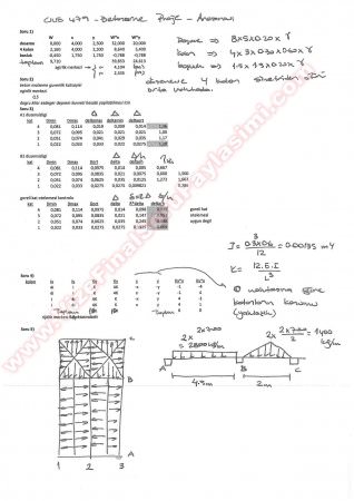 Betonarme Proje Vize Soruları