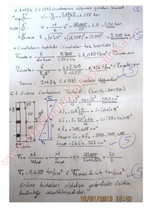 Çelik Yapılar Bütünleme Soruları