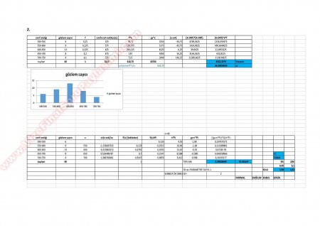 İstatistik Final Cevapları -2015