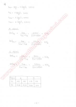 Yapı Statiği 2 Final Soruları Ve Cevapları  2015