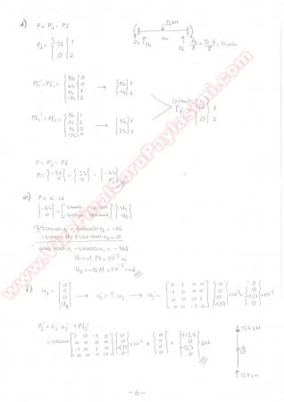 Yapı Statiği 2 Final Soruları Ve Cevapları  2015