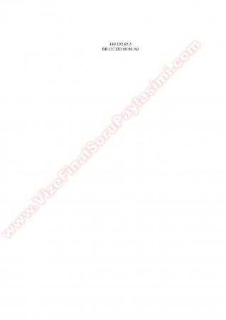 Computer Networks Final Questions - Spring 2013