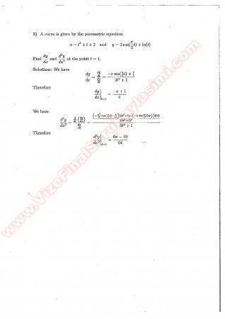 Calculus1 Midterm Solutions