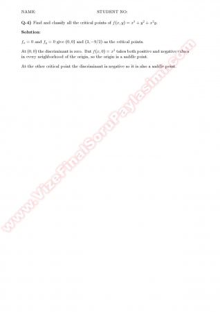 Calculus2 Midterm2 Solutions - 2008