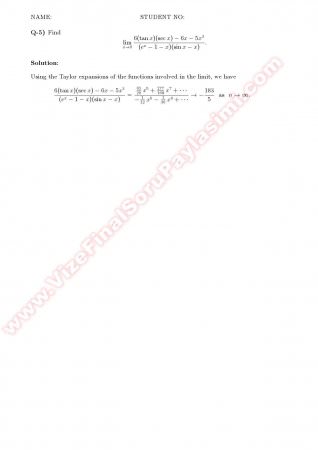 Calculus2 Midterm Solutions - 2010