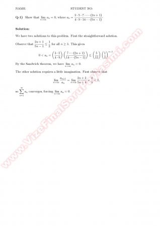 Calculus2 Midterm Solutions - 2010