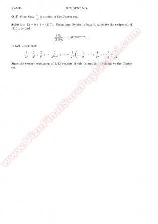 Abstract Mathematics1 Midterm2 Solutions -2008