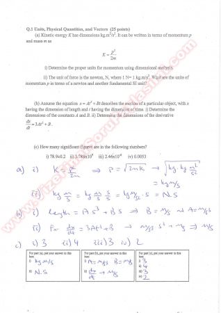 General Physics 1 Midterm Solutions Summer -2014
