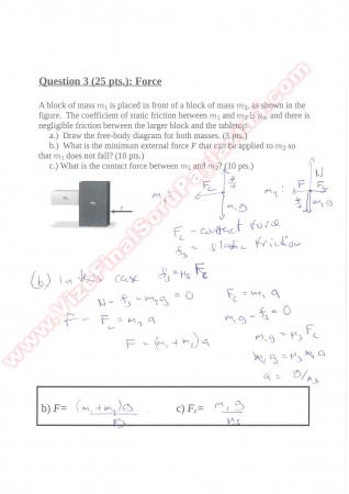 General Physics 1 Midterm Solutions