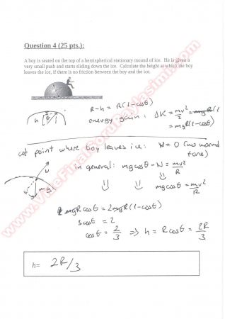 General Physics 1 Midterm2 Solutions