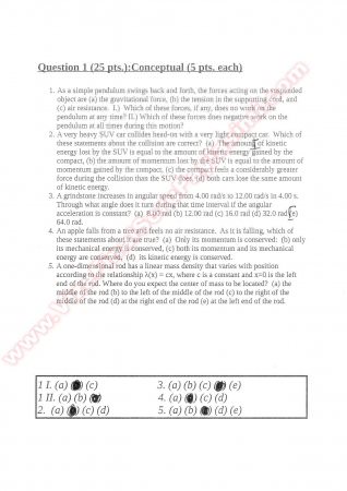 General Physics 1 Midterm2 Solutions