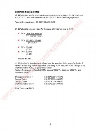 System Analysis and Design Midterm Questions Answers