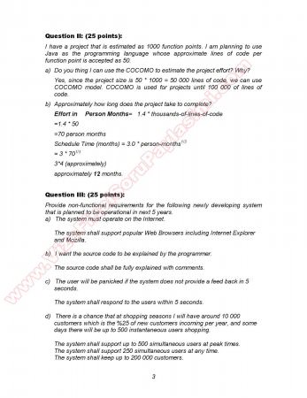 System Analysis and Design Midterm Questions Answers