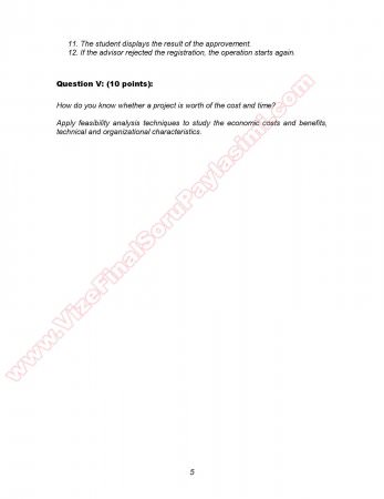 System Analysis and Design Midterm Questions Answers