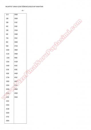 İngilizce Hazırlık Muafiyet Soruları ve Cevapları - KTÜ