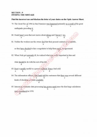 Ankara Üniversitesi İngilizce Muafiyet Soruları Ve Cevapları